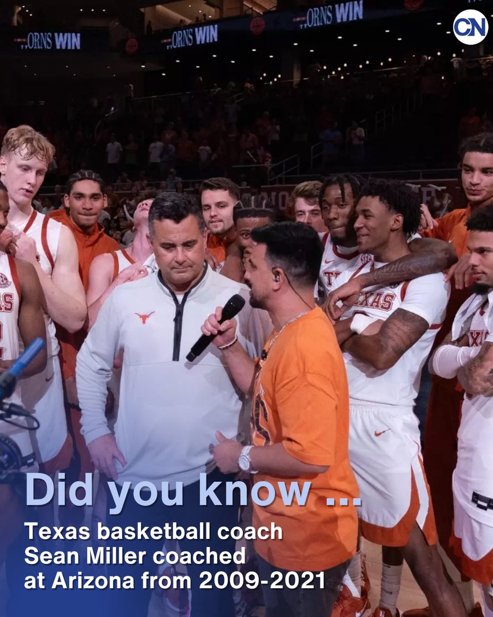 LumbatisAva's tweet photo. Former University of Arizona head coach Sean Miller is now with Texas. He spent 12 seasons with the Wildcats ending with a 302-109 record and seven NCAA Tournament appearances. Now, in his first season with the Longhorns his team is back in the NCAA Tournament. https://t.co/BNRTkT4YPV