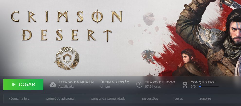 holecasterlive's tweet photo. Estou amando Crimson Desert! Fazem muitos anos que eu não me apaixonava tanto por um mundo aberto. Me sinto com 11 anos explorando Skyrim novamente. Tudo é mágico, o mundo é vivo e os devs colocaram muito amor no game. Um dos melhores jogos que já joguei e nem zerei ainda https://t.co/loi4cZqiDO