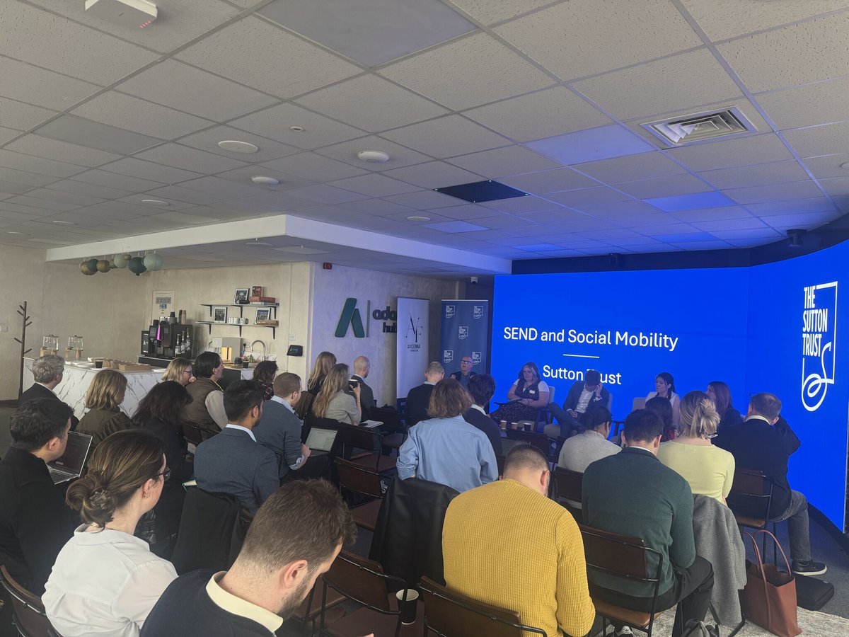 The Sutton Trust tweet media