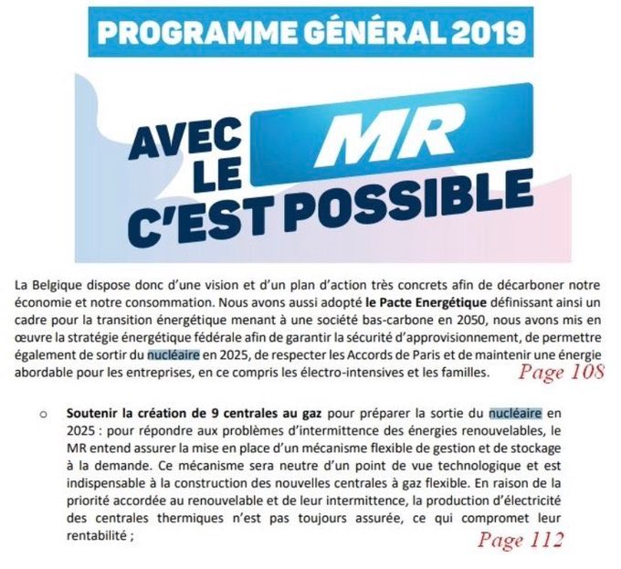pilmolt's tweet photo. @GLBouchez @MR_officiel La sortie du nucléaire, c’était dans le programme du @MR_officiel, menteur ! https://t.co/8nlCbfGPco