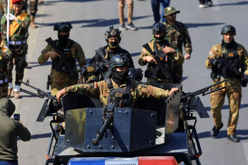 MarioNawfal's tweet photo. 🇮🇶🇮🇷 Iraq is in a very difficult spot right now.

Pro-Iran militia just announced they will intensify attacks on U.S. forces in Iraq, the Gulf, and Jordan.

These groups are technically under Baghdad’s command but in reality take orders from Tehran and the IRGC, leaving the Iraqi government squeezed between its own militias and the U.S.

Meanwhile, U.S. warplanes are active overhead and struck PMF bases again today.

Tit-for-tat escalation is heating up fast in Iraq.

Source: Al Jazeera