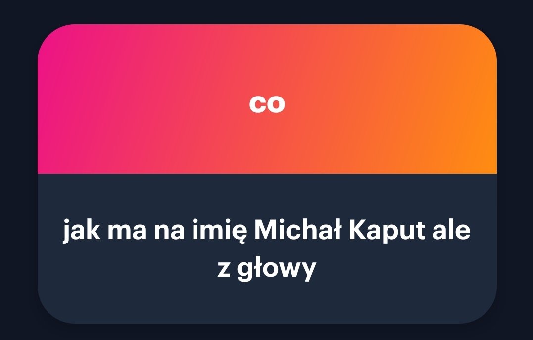 ja, czyli ja 🇸🇰#KaputNieDlaŁKSu #MichałKaput2028 tweet media