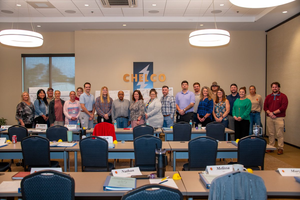 ⚡ Learning never stops at CHELCO! Our team recently attended a 2-day Electric Utility System Operation class, gaining a deeper understanding of how electricity moves from generation to our members. This training helps every department better support the members we serve.