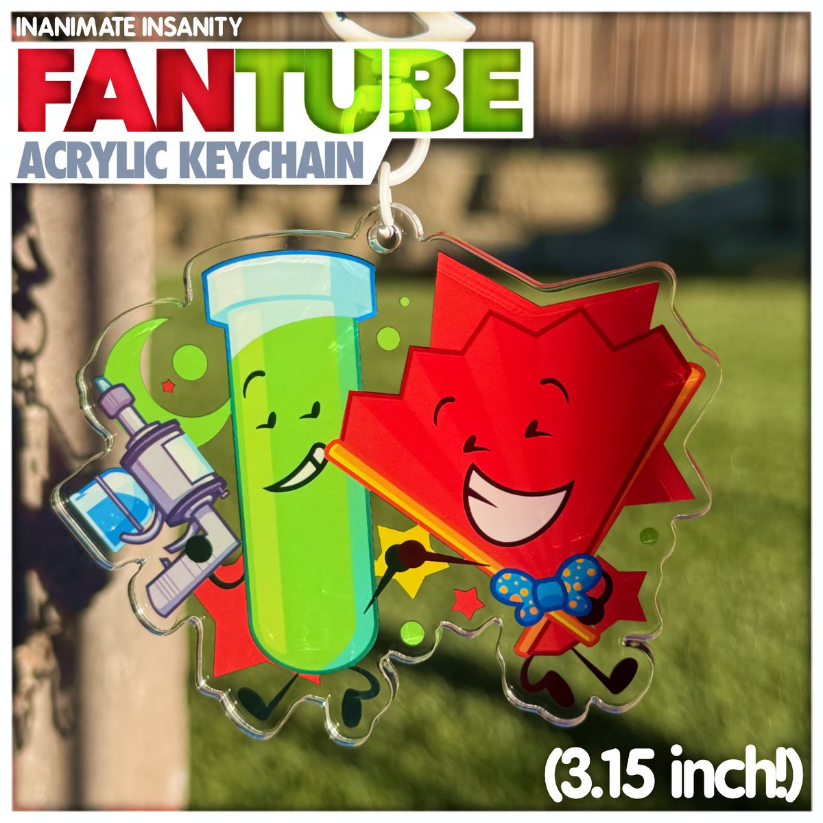 HAPPY TO ANNOUNCE THE FANTUBE KEYCHAINS ARE NOW AVAILABLE! So excited to finally be selling these, stock is low though, only 9 are available, so get them while they're hot!
etsy.com/listing/447530…