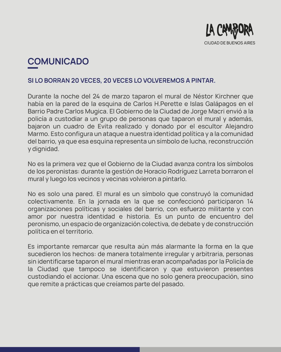 La Cámpora CABA tweet media