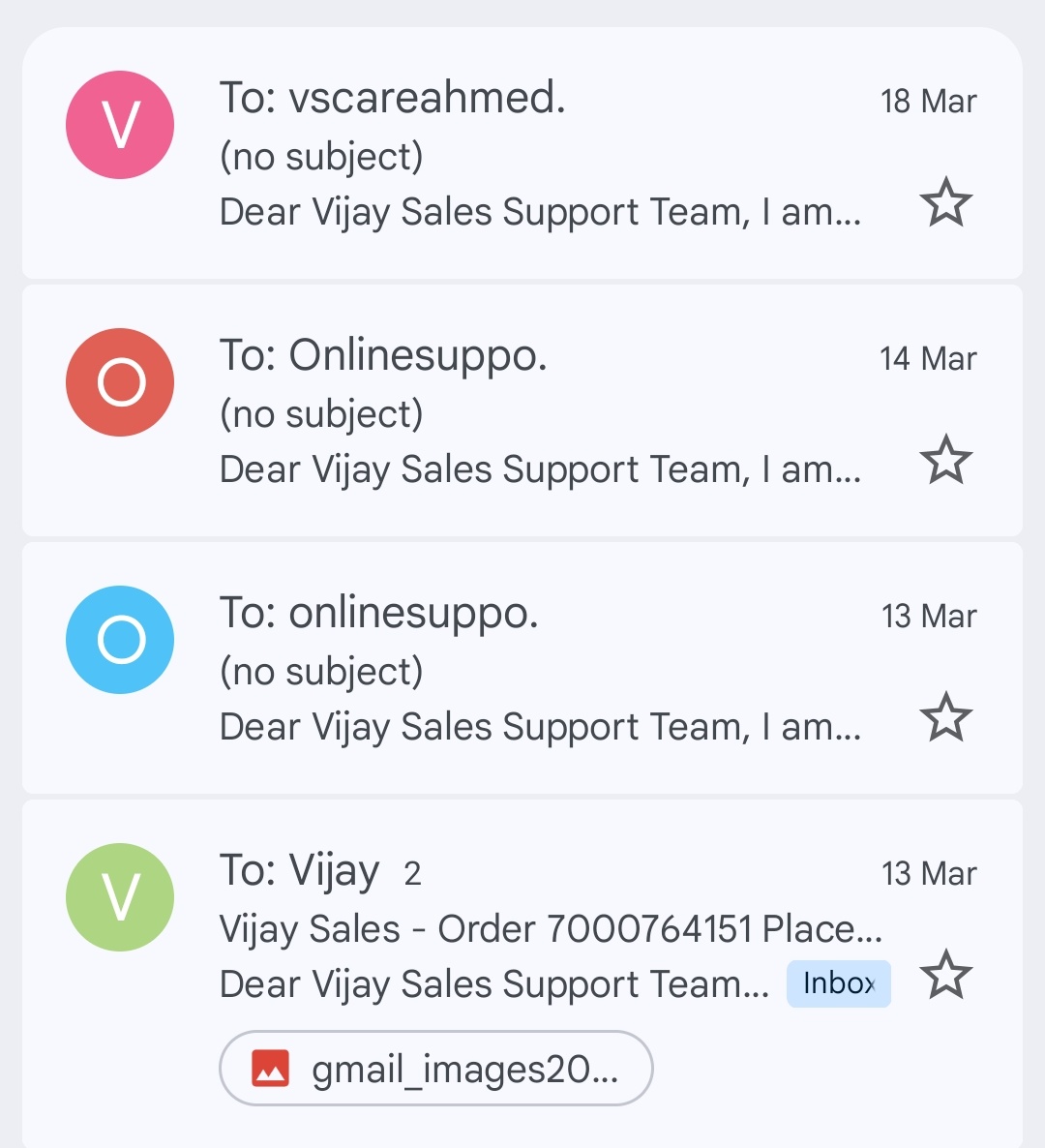 AKNA097's tweet photo. @VijaySales Bro share mail many times 13 march 14 march and 18 march still didnt even single replay... you are biggest scammer with a white good name ... #vijayscamers #vijaysalesscam https://t.co/DqLZ7l9vfc
