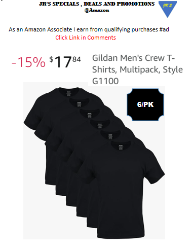 jfrsafety's tweet photo. Click here to get this Deal Now!
https://t.co/vjKq3BzwDc
6pk Gildan T-Shirts Black $17.84
#tshirts #cotton #tagfree #JRsSpecialsDealsPromotions https://t.co/SjuouxcpUf