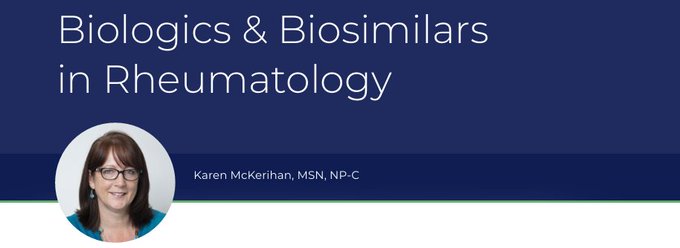 BioPrescribers's tweet photo. #Biologic drugs, including #biosimilars, are increasing the number of effective treatments for #RheumaticDiseases.

Read more from Karen McKerihan, MSN, NP-C: https://t.co/BVa9dikpEi https://t.co/GDf4ADfGEC