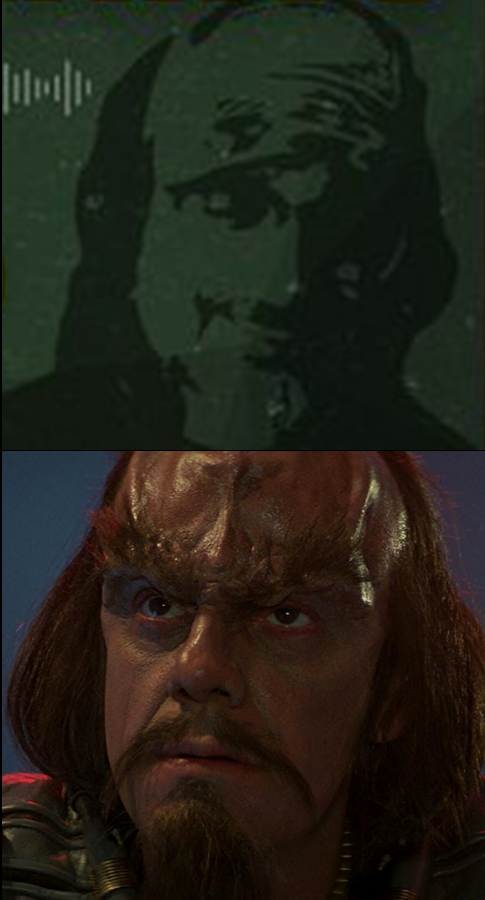 JoeFromStCloud's tweet image. Is it just me or does the outline of @coreybehnke here make him look like the Klingon Commander from Star Trek III?