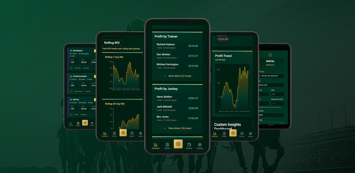 GambitRacing's tweet photo. Update: The app is currently in test mode on Android, and will be coming to both Google Play and Apple Stores.

We have also added a few new features to the app, including suggested stake size, which runs inline with bankroll - More on this soon! 

Thank you for your patience! https://t.co/Svgp9Gd3Im