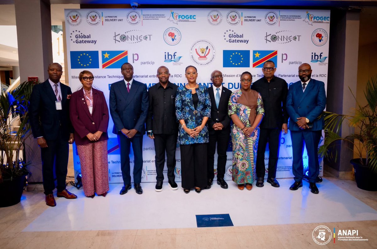 Chronikeco34789's tweet image. #Kinshasa: À Kinshasa, la participation de l’Agence Nationale pour la Promotion des Investissements (#ANAPI) à la conférence sur le financement innovant s’inscrit dans une dynamique de renforcement de l’écosystème entrepreneurial.

L’initiative met en avant des mécanismes tels