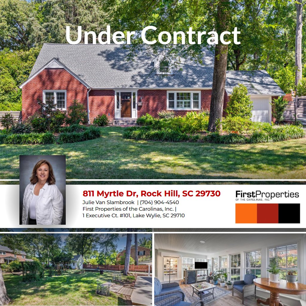 FPOTC's tweet photo. Under Contract! 
#fpotc #SCRealtor #NCRealtor #RockHillRealEstate https://t.co/3ZF5anNuOj