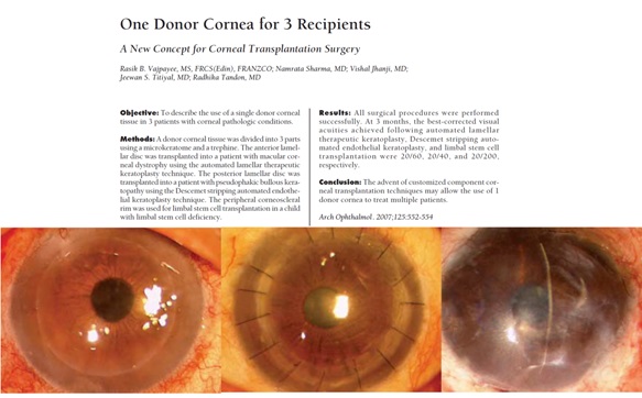 rasikv's tweet photo. Eye Banks need to formulate strategies for optimal utilization of precious donor corneal tissue!
#CornealTransplantation #CAIRS #HealthCare #Eyes 
#MedTwitter #Research #EyeBanks #DonorCornea 
https://t.co/oLfXhLlKTC https://t.co/HWRBcnYB0Q