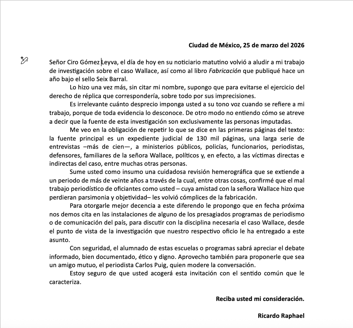 Ricardo Raphael tweet media