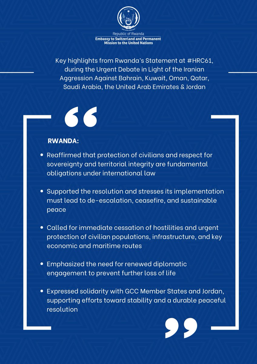 Rwanda in Geneva tweet media