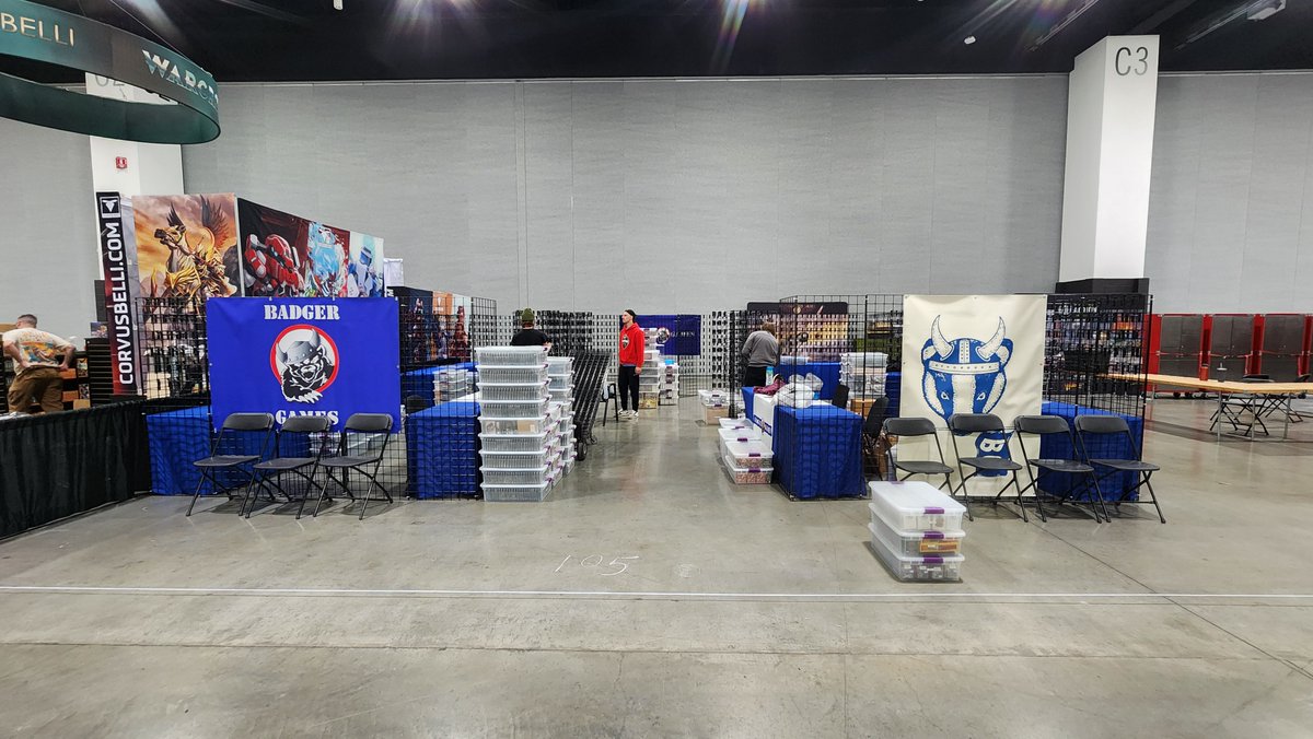 The Badger Booth is going to be HUGE this year. Take a peek. #Adepticon