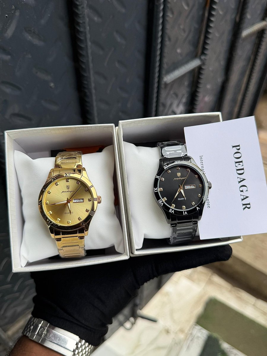 sisi_sandra's tweet photo. *POEDAGAR CHAIN*

 WATERPROOFS WITH SAPPHIRE GLASS
_COMES WITH BRANDED BOX,WARRANTY CARD,EXTRA BATTERY AND CARRIER BAG_

Price : 28000 https://t.co/YzibF2zo4v