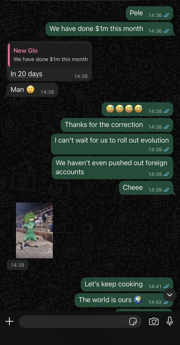 timmyisagod's tweet photo. Took us couple of months to process $1,000,000
This month we did it in 20 days. 
This is the beginning of our story , the world isn’t ready for us. https://t.co/i0w2v7tnvR