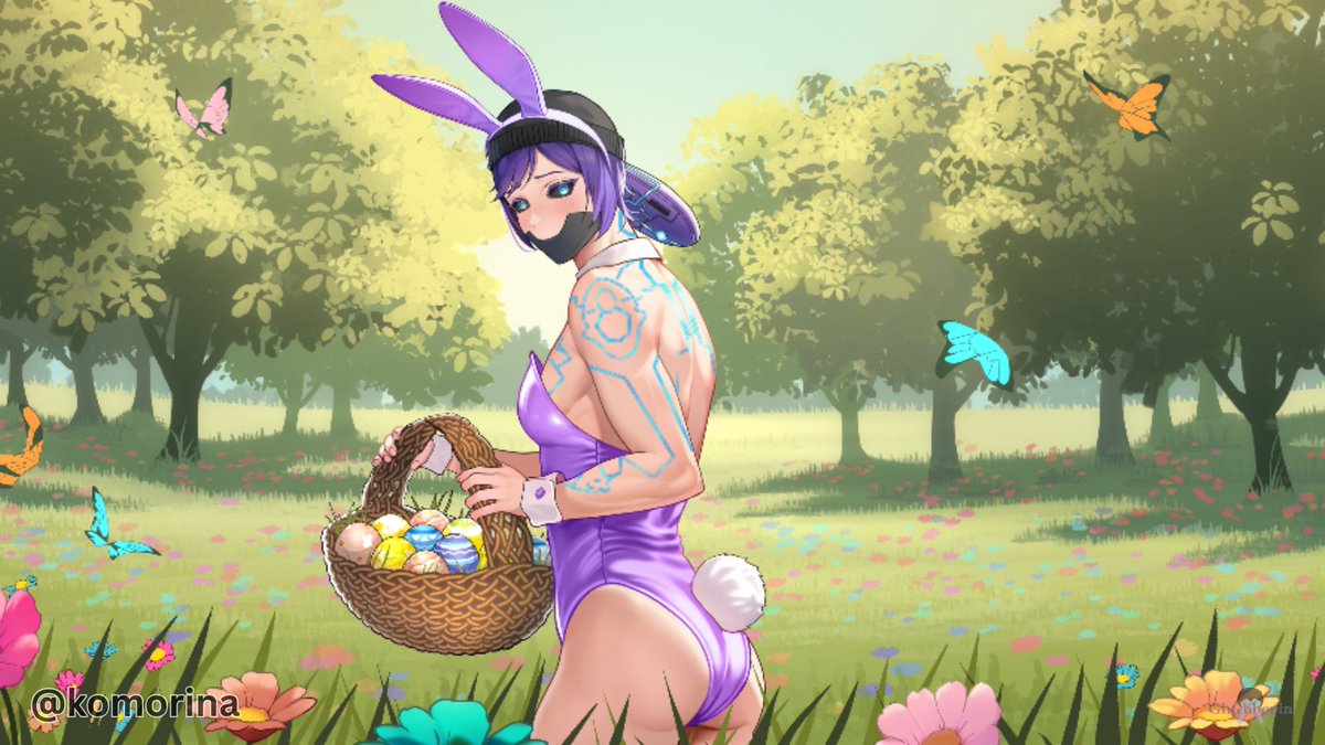 Glitchbopin 🐰💜 Cybernetic Bunny Vtuber tweet media