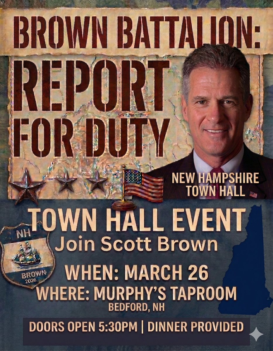 bbretonwindham's tweet photo. REPORT FOR DUTY 🇺🇸🇺🇸🇺🇸
Space is filling up fast. RSVP now to secure your spot - https://t.co/MPzjyCzkfu
#NHPolitics https://t.co/ozUapH80yb