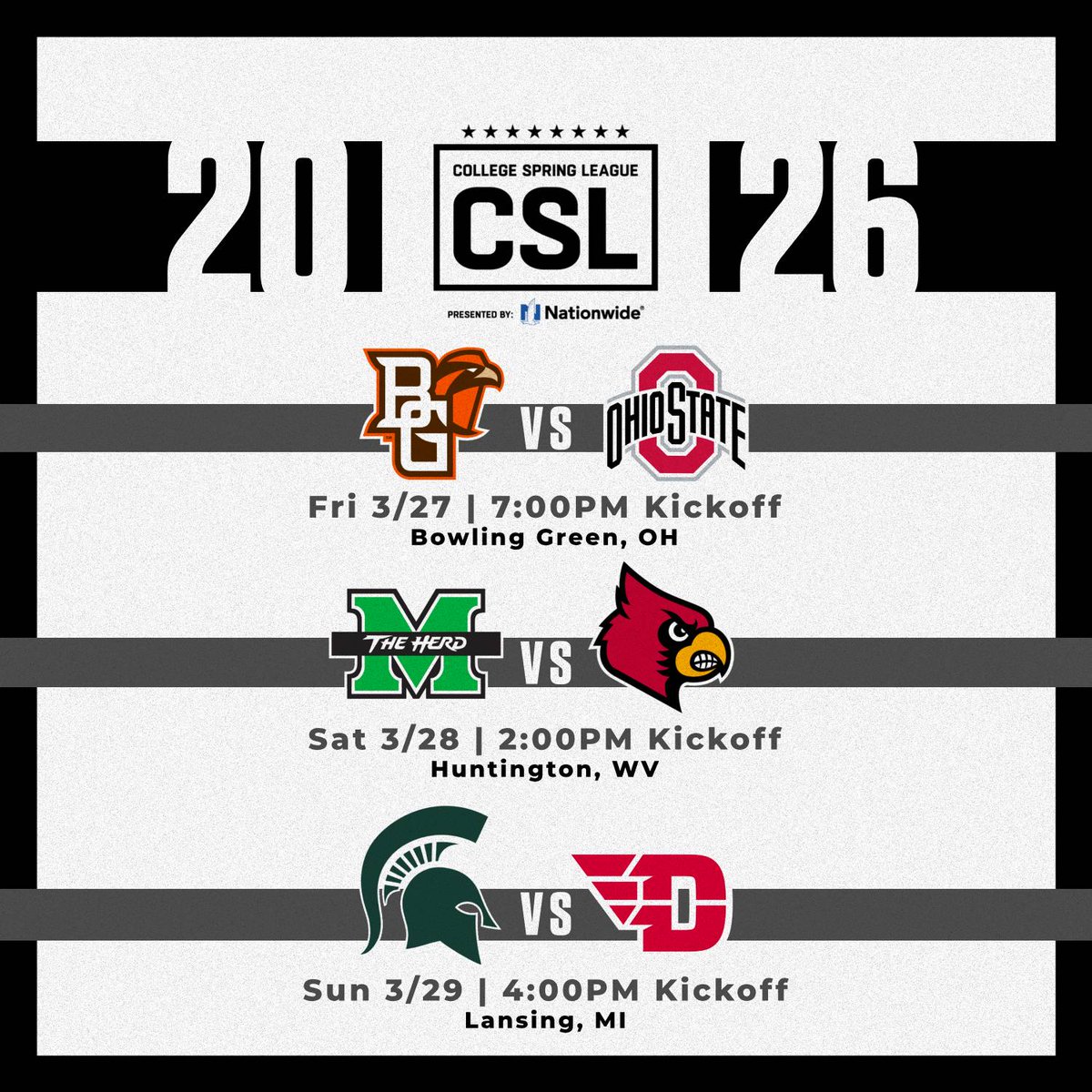 College Spring League tweet media