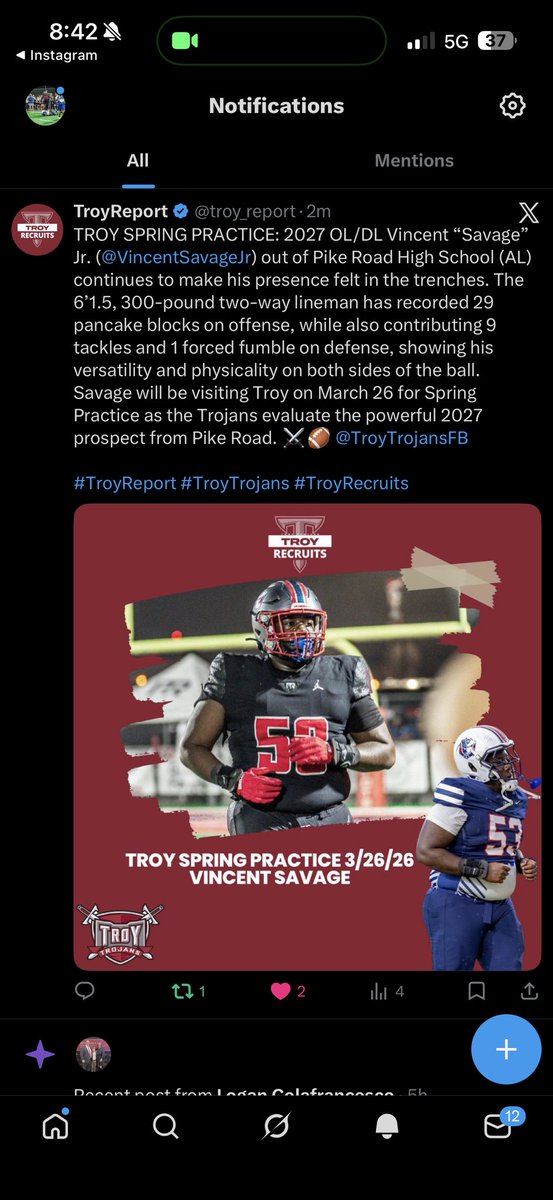 Vincent $avage tweet media