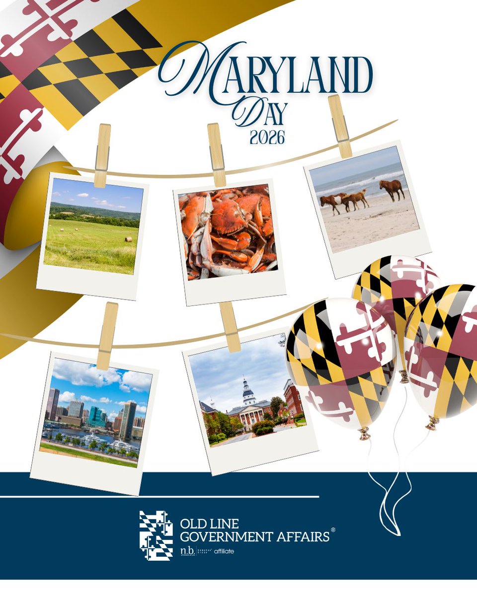 OldLineGov's tweet photo. From the mountains in the west to the shores on the east, we wish a very Happy Maryland Day to everyone!
#Maryland https://t.co/8SF2ItDVGn