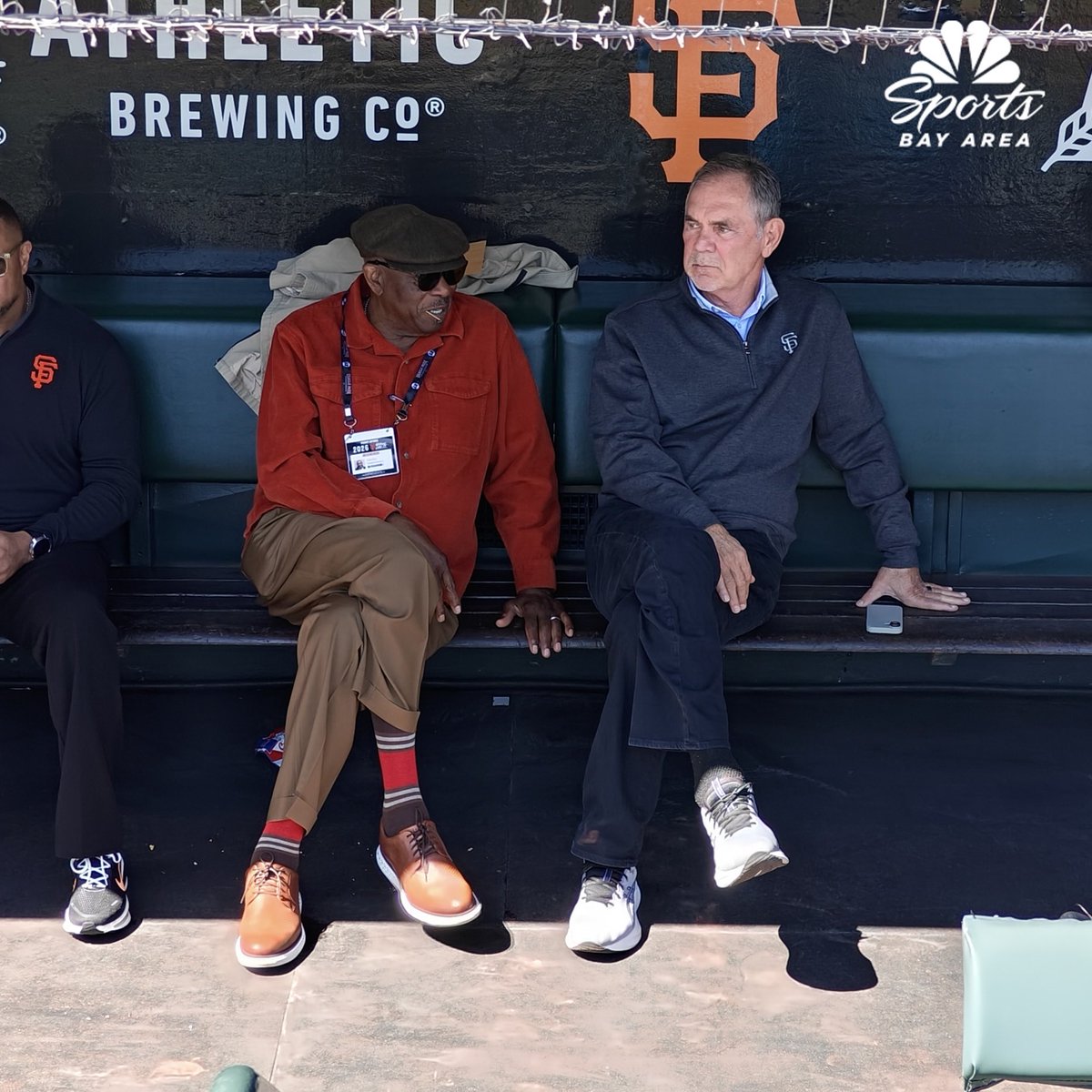 NBCSGiants's tweet photo. Giants royalty 🐐 https://t.co/d3hVMejfRo