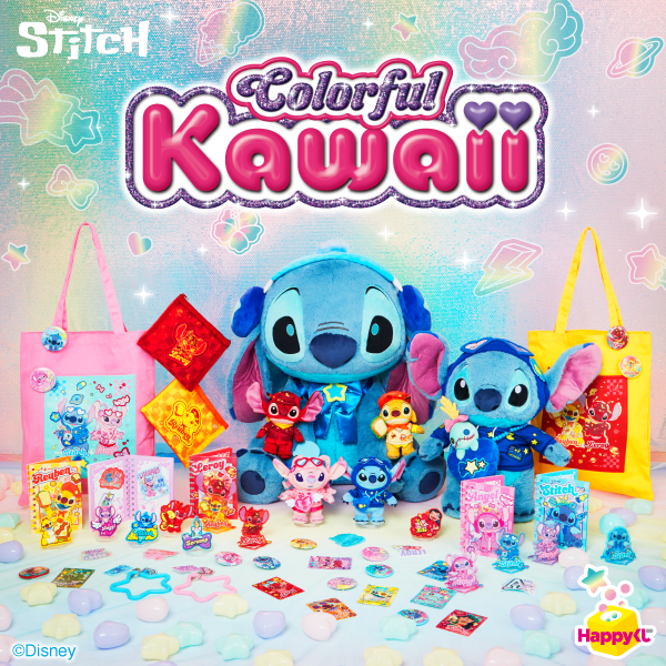 _ARTBROKER's tweet photo. ✨Happyくじ『Stitch Colorful Kawaii』✨ 

本日 3月27日（金）発売‼
デコラコーデのスティッチたちは、描き起こしのオリジナルイラストです…！

テーマは「デコラ × OHANA」。
カラフルでポップな雑貨やぬいぐるみが満載☺

ファミリーマート、ローソン等でぜひどうぞ✨
https://t.co/dM8XKcXBie
