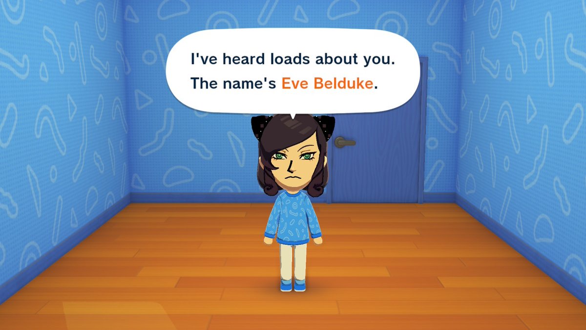 eldwitch's tweet photo. tomodachi life demo means i'm making eve belduke again https://t.co/6n4vB0MD9K