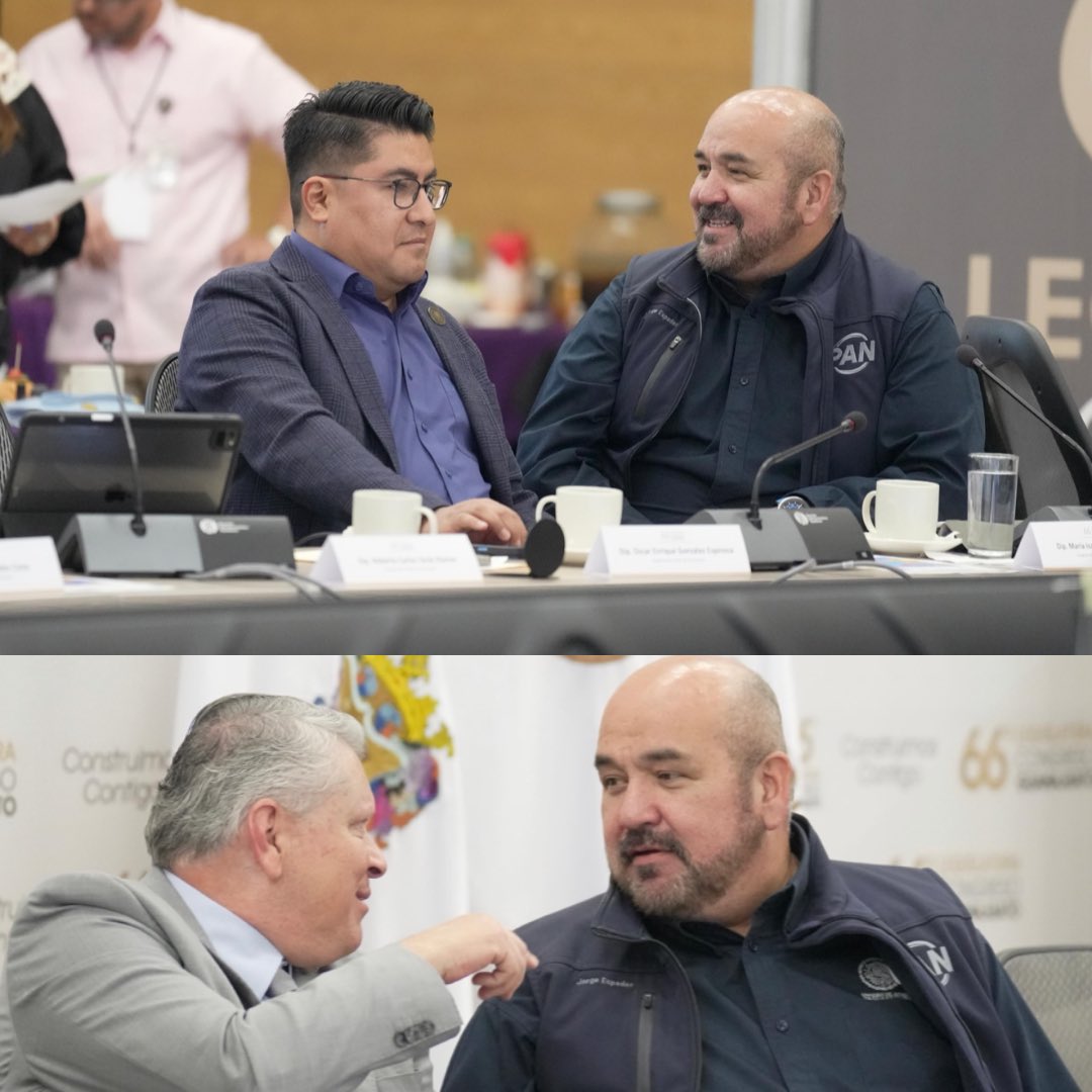 JorgeEspadasMX's tweet photo. Avanzamos en la #Glosa2026Gto con el análisis del Segundo Informe de Gobierno.

Hoy contamos con la participación de @aguagente, @ambientalgente y @obragente.

Revisamos acciones en infraestructura, medio ambiente y agua para el desarrollo ordenado de Guanajuato. 💧🌱 https://t.co/MuXWA6x3SA