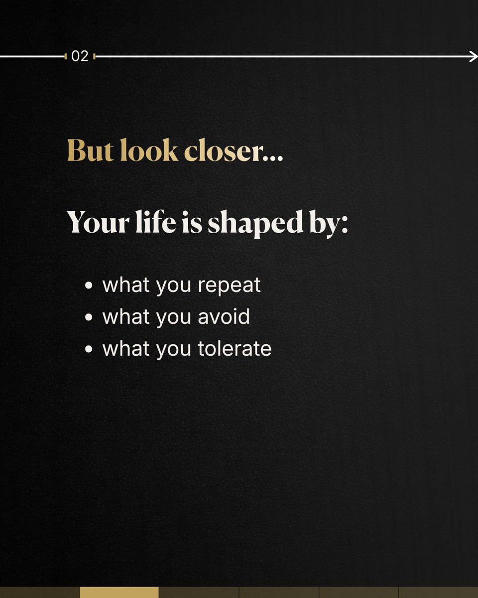Ucheupper's tweet photo. You don’t have a life problem.
You have a pattern problem. https://t.co/KCl5qfXpuC