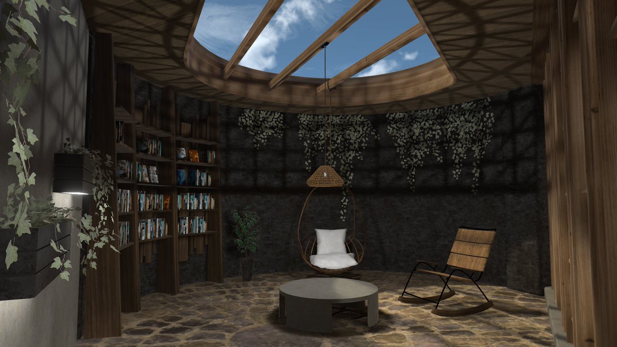 mikage14_3dcg's tweet photo. Book Cafe Style 　BOOTHにて販売開始しました！
本に囲まれた落ち着きのある空間をイメージして製作しました📗☕️
カフェの小物や家具も沢山作ったので是非チェックしてみて下さい✨　#VRChat  

https://t.co/fhWIafVbCD https://t.co/H9342xeMl1