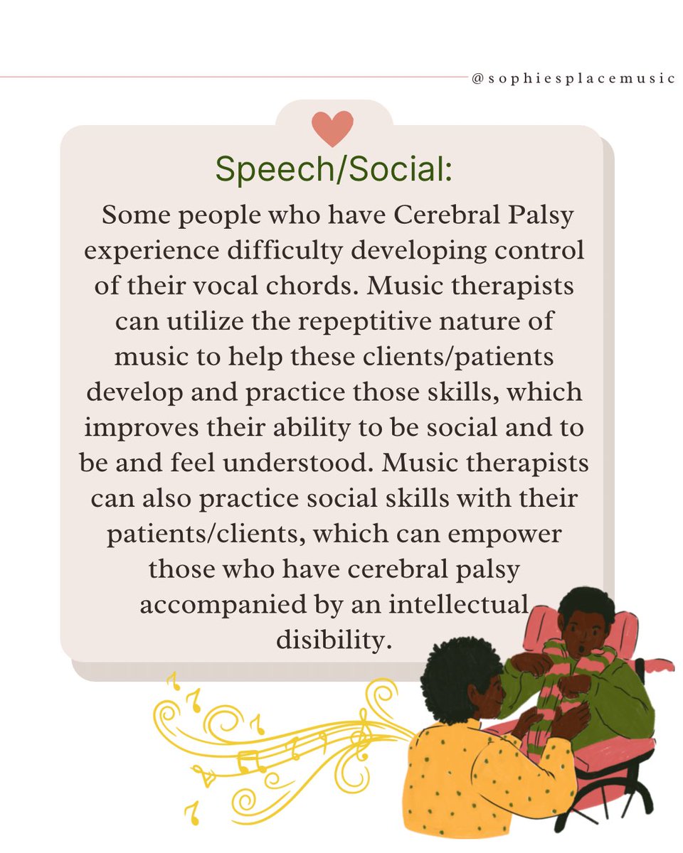 Happy #CerebralPalsyAwarenessDay from Sophie’s Place! 💚✨

We’re so honored to get to know and work with our dear friends experiencing cerebral palsy! 

#cerebralpalsyawareness #cerebralpalsy #musictherapy