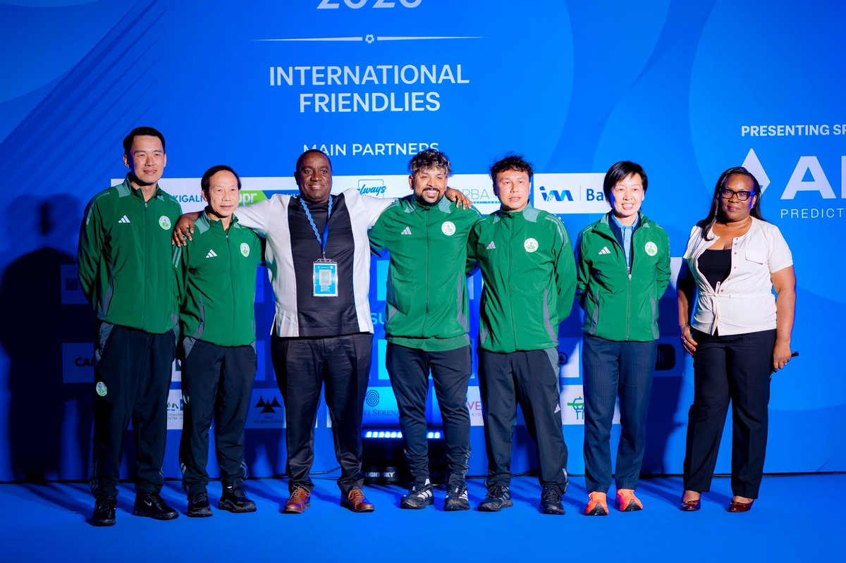FERWAFA's tweet photo. The State Minister in @Rwanda_Sports Mr. @NgarambeRwego warmly welcomed all delegations on behalf of the Government of Rwanda, inviting them to feel at home, enjoy their stay, and embrace the spirit of fair competition as they prepare for the tournament. 🇷🇼
#RwandaIsReady https://t.co/N9xbfE21GJ