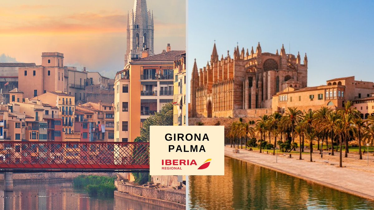 bcnairportnews's tweet image. ⚠️ Nova Ruta - #AirNostrum llançarà una nova ruta entre #Palma #Mallorca i l’aeroport de #Girona #CostaBrava a partir de l'estiu que ve:

▫️ 2 vols setmanals (Dj, Dg)
▫️ Operats amb ATR-72
▫️ A partir del 2 de juliol del 2026
▫️ Nova ruta i aerolínia per a l'aeroport