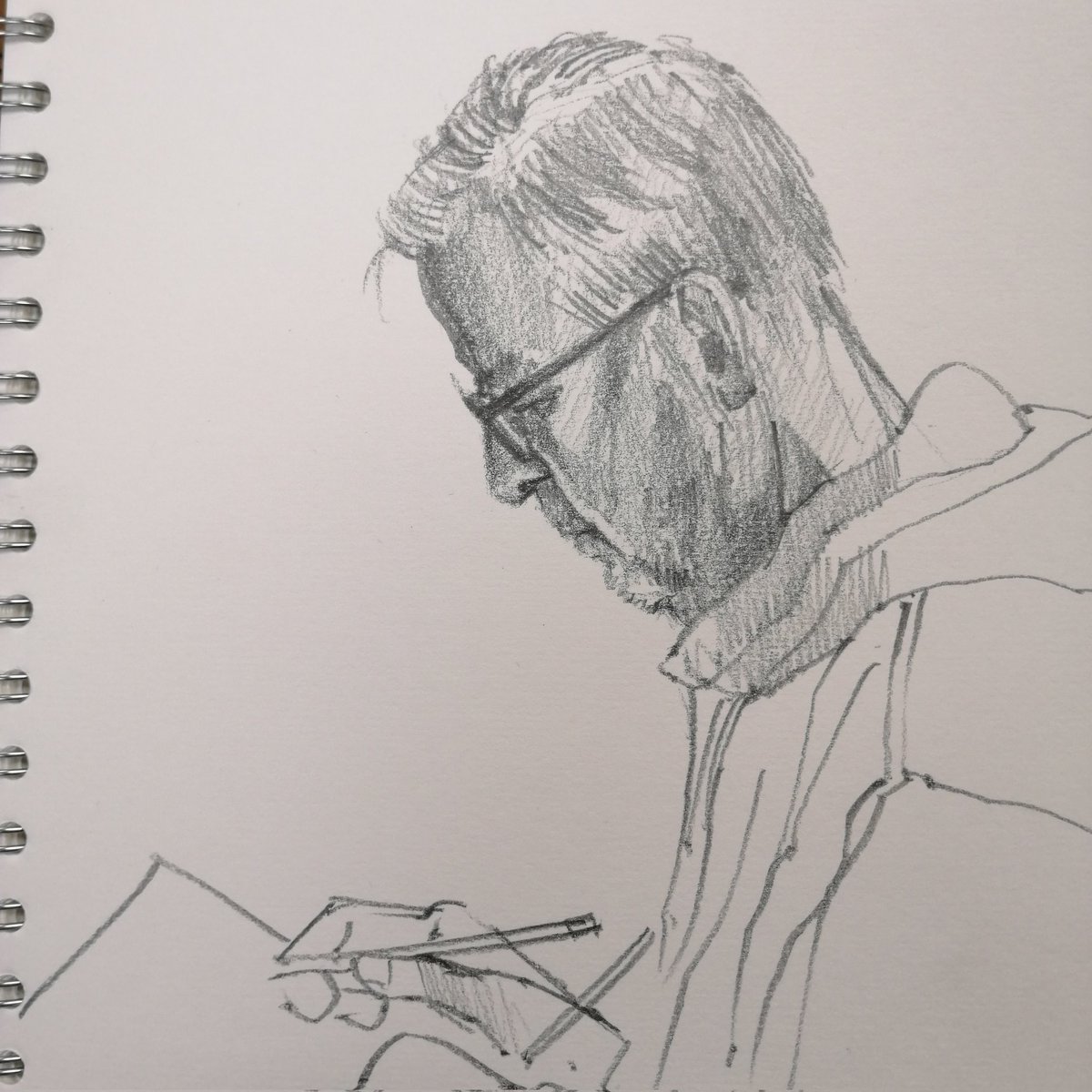 antsgreentree's tweet image. Couple of quick sketches I did at sketchclub this evening. 

#sketch #artists #pencil #sketchbook