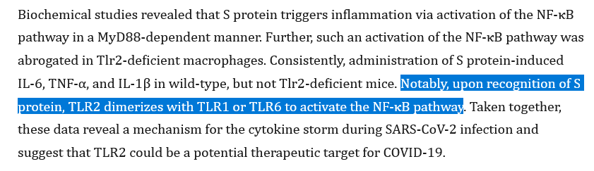 AWFinnegan's tweet photo. Yes indeed! The PEG is able to induce #immunetolerance and not only that, but the spike protein that is made by our cells from the mRNA is di-/tri-acylated hitting the receptors that give us #immunetolerance a disease indistinguishable from #ChronicLyme.  

https://t.co/CyFWQagjs1