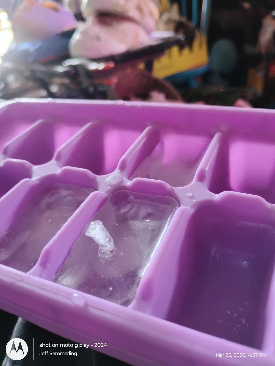 BaltimoMaskMan's tweet photo. How did this happen? 
A miracle in my freezer?
God is Great! https://t.co/Z3XHbhZulz