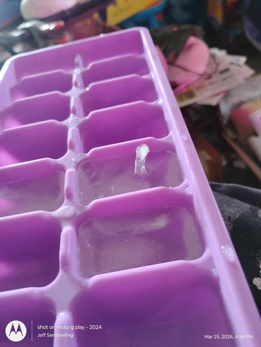 BaltimoMaskMan's tweet photo. How did this happen? 
A miracle in my freezer?
God is Great! https://t.co/Z3XHbhZulz