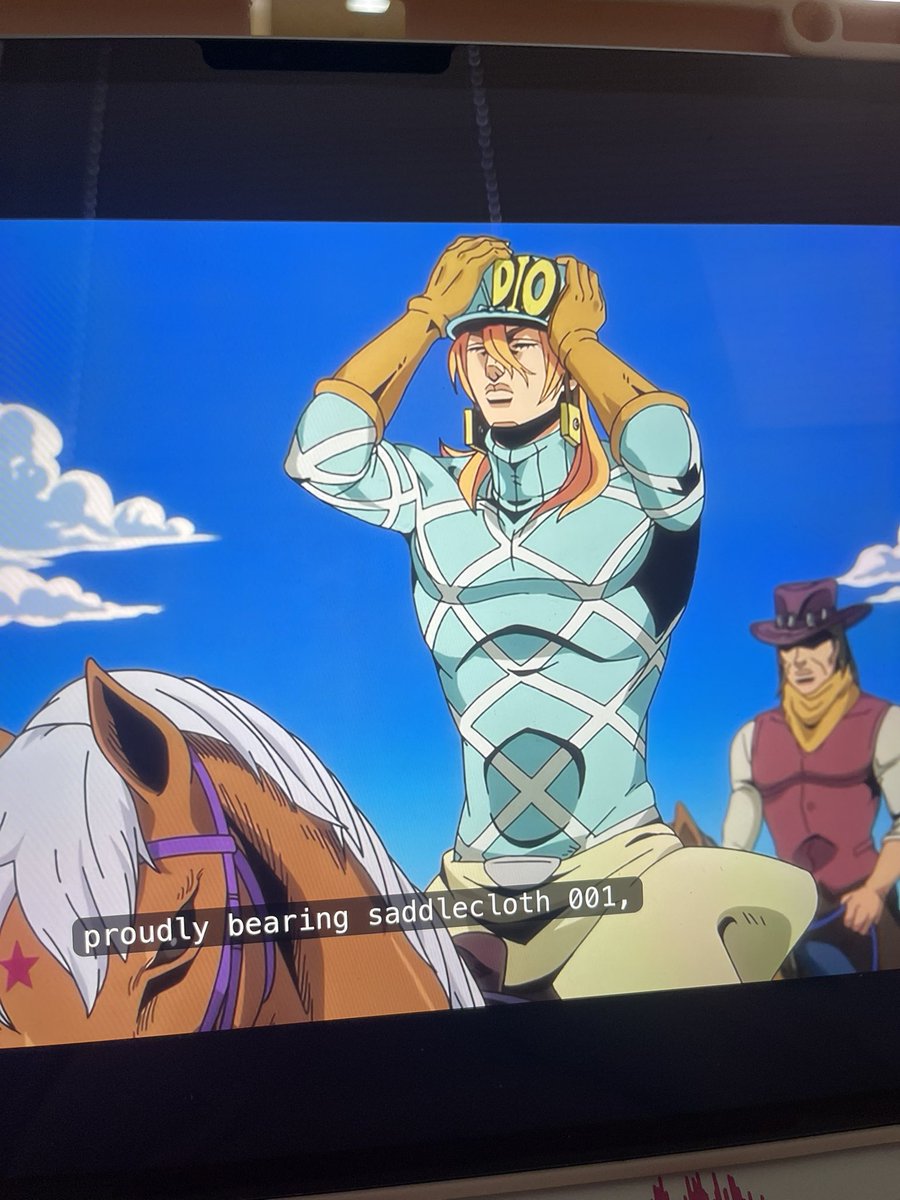 now watching steel ball run