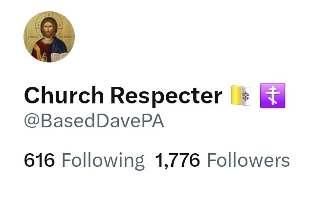 Church Respecter 🇻🇦 ☦️ tweet media