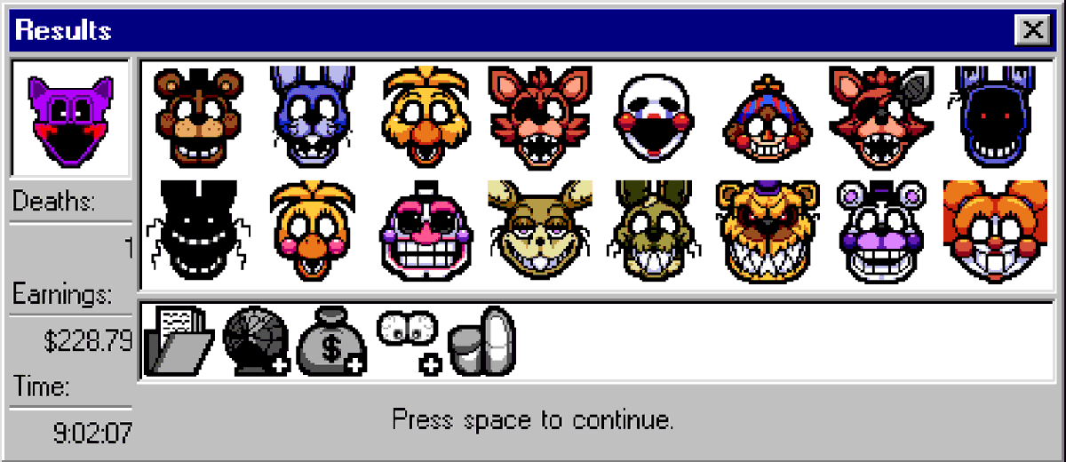 thecattookanap's tweet photo. the bosses voice doesn't work but that's no biggie 
next up is the good ending https://t.co/S8fXxvcGkK