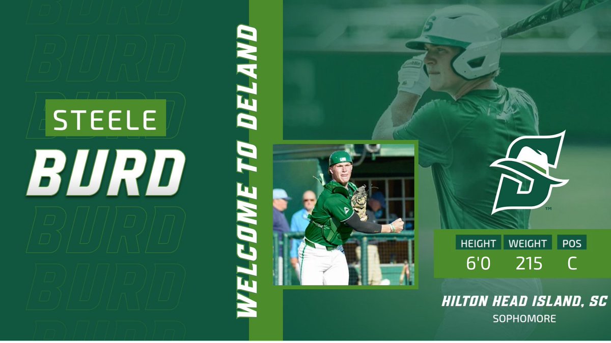 StetsonBaseball's tweet photo. 𝗢𝗳𝗳𝗶𝗰𝗶𝗮𝗹𝗹𝘆 𝗮 𝗛𝗮𝘁𝘁𝗲𝗿!

Welcome to Stetson, @SteeleBurd

#GoHatters | #DefendDeLand | @StetsonHatters https://t.co/QP3romIqpQ
