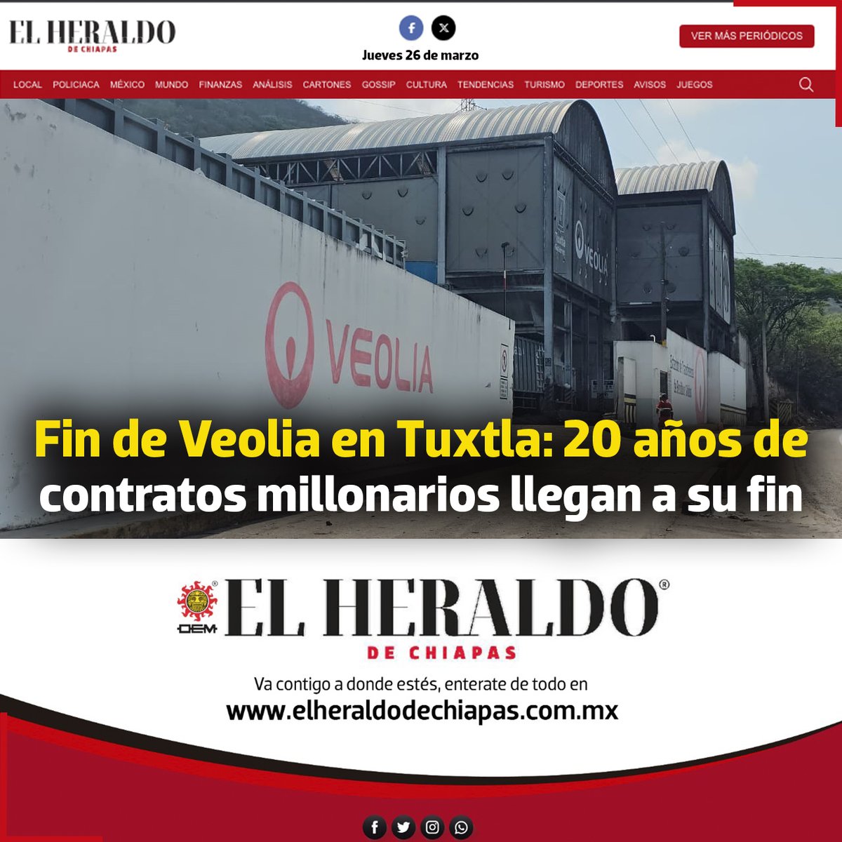 El Heraldo de Chiapas tweet media