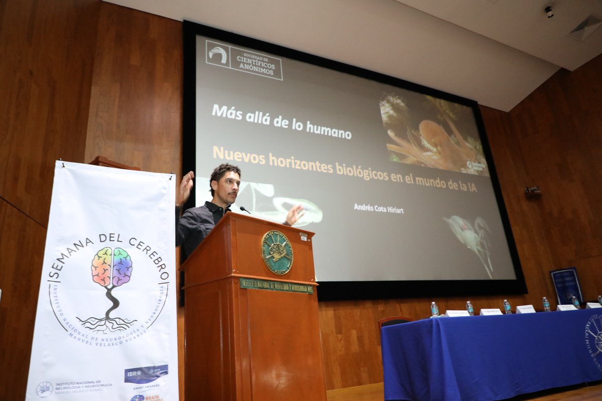 INNNMVS's tweet photo. Concluimos las actividades presenciales de la Semana del Cerebro🧠, la cual titulamos "Cerebro y salud mental, en un mundo emocionalmente agotado". https://t.co/9wKvcJajBQ