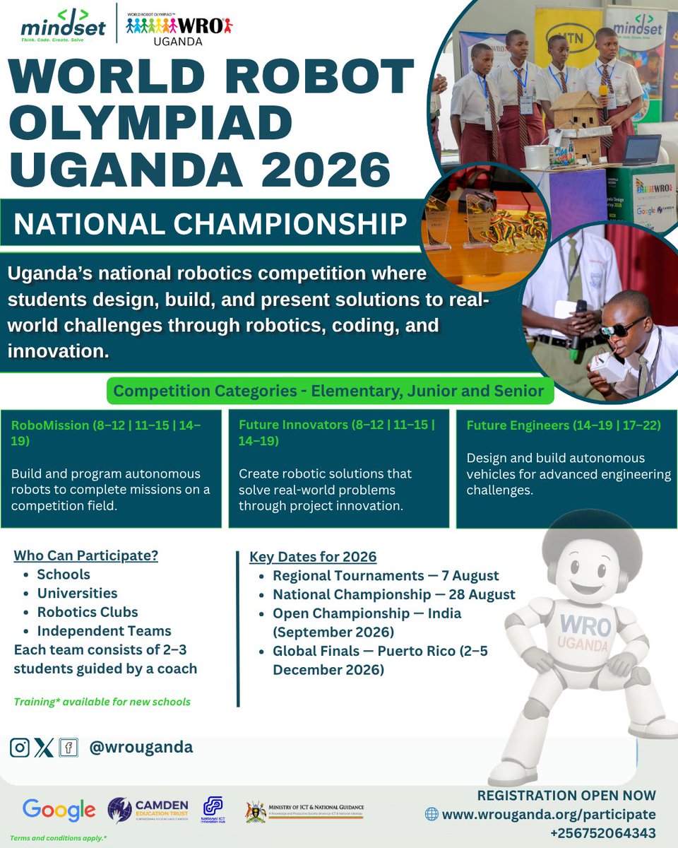 WORLD ROBOT OLYMPIAD UGANDA tweet media