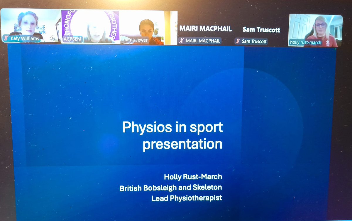 physiosinsport's tweet photo. A fantastic evening hosting Emma Jewer from @HobbsRehab, Holly Rust-March from @The_BBSA and Kate Davis from @EnglandRugby on, 'Concussion Rehabilitation in Sport'. Free to @physiosinsport members and £15 to non members. The recording will be accessible on our website soon https://t.co/zeTph0EEyU
