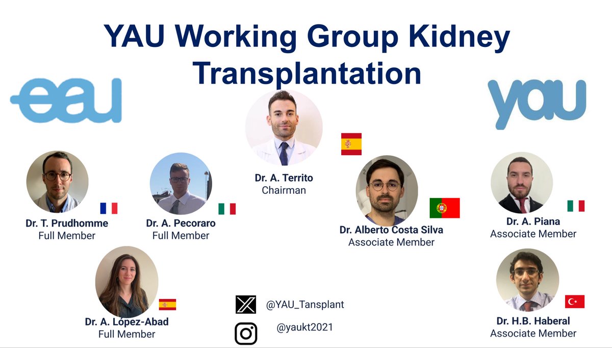 EAU-YAU-Kidney Transplant Working Group tweet media