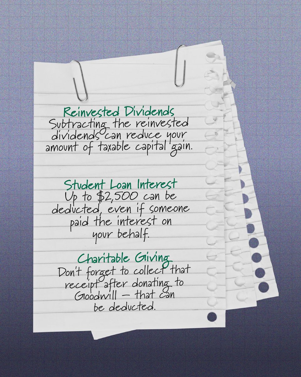 VeridianCU's tweet photo. Tax season can be a great chance to keep more of what you earn. From tax deductions to credits, there may be ways to lower what you owe or boost your refund. Swipe through for a few opportunities that can help you make the most of this year’s return 💸 https://t.co/Cxx8lH8evm